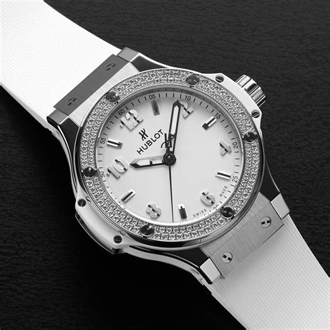 hublot women white|large face women's luxury watches.